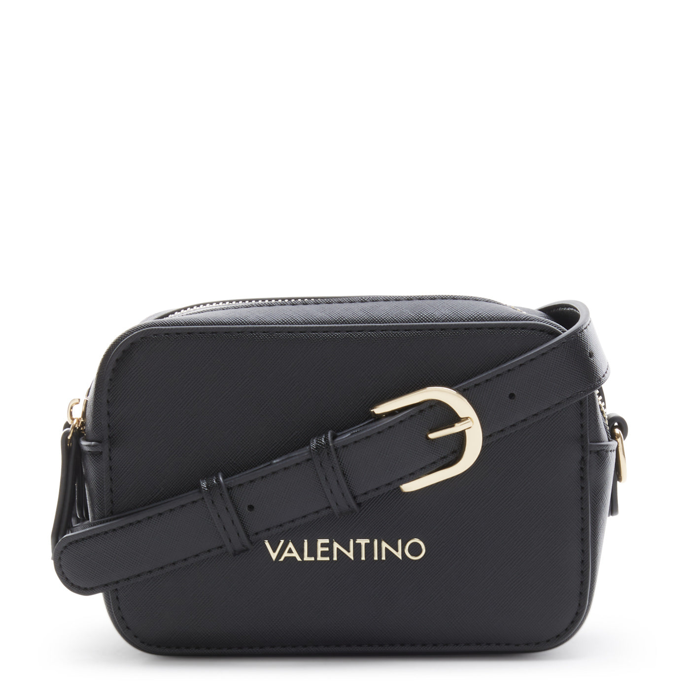 Valentino Bags Zero Black Crossbody Bag VBS7B306NERO