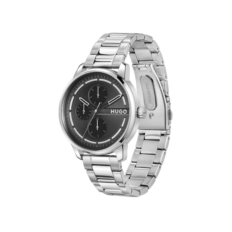Hugo Boss HUGO #STAMP MULTI Zwart Heren Horloge 2002-HU1530368-zoom-