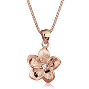 Elli 925 Sterling Silver Necklace with Diamond (0.03 ct) 2004-BF-0007564-001