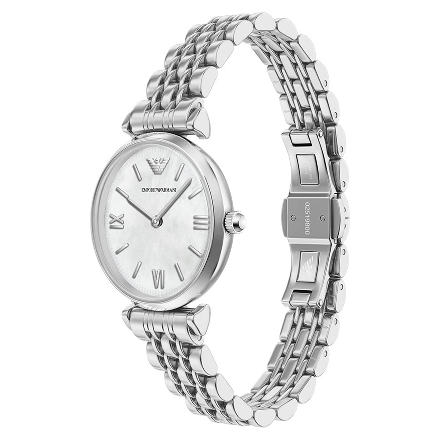 Emporio Armani Round White Dial Watch AR11768