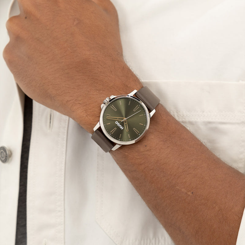 Hugo Boss #SMOOTH Silberne Herrenuhr HU1530418-zoom-