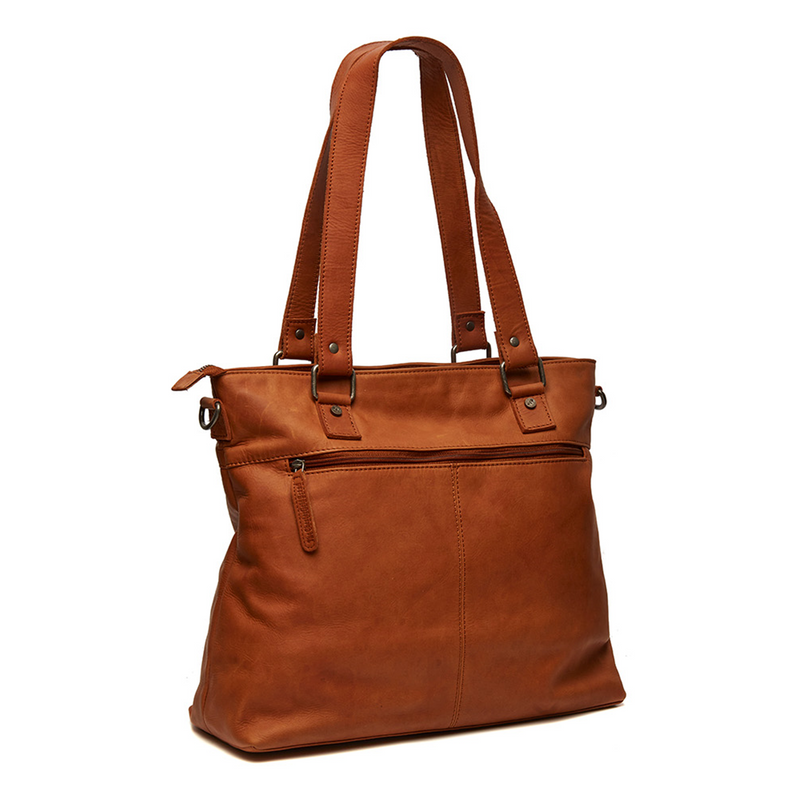 The Chesterfield Brand Rome Leather Cognac Shopper C38.018931-zoom-