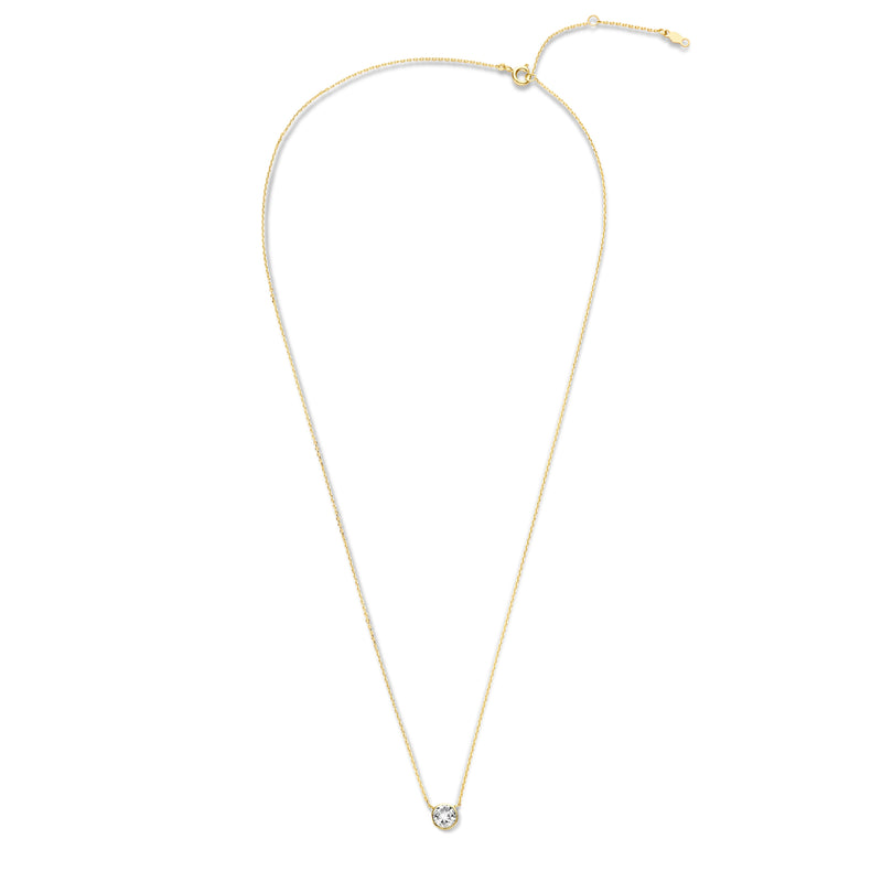 Violet Hamden Venus 925 Sterling Silberne Vergoldete Halskette mit Geburtsstein VH340010-NOV-zoom-