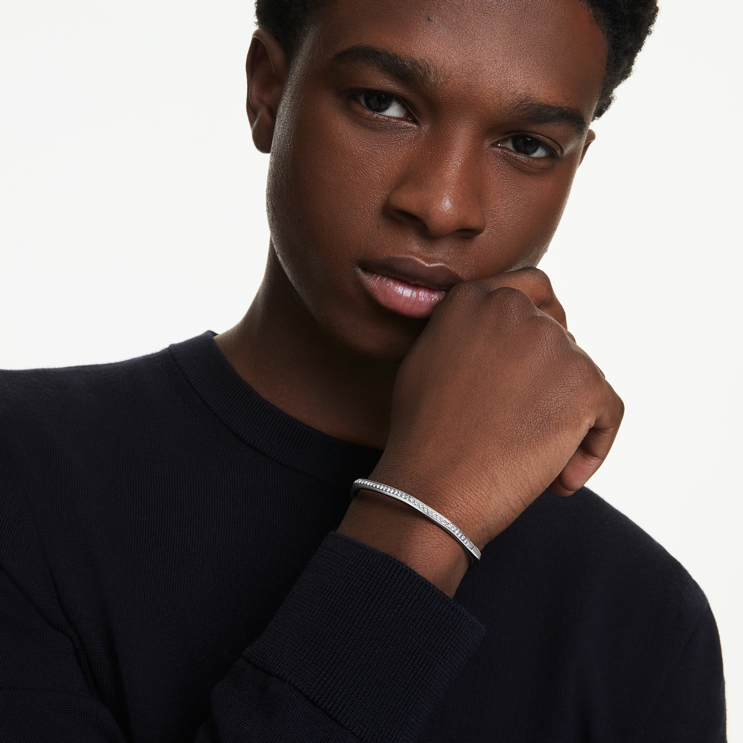 Swarovski Dextera Silver Bangle 5725222