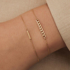 Isabel Bernard Le Marais Rosalie 14 Carat Golden Bracelet IB320130