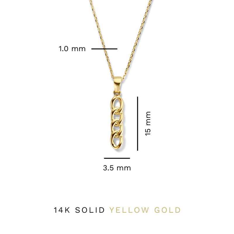 Isabel Bernard Le Marais Regine 14 Karat | Gold Halskette IB340147-zoom-