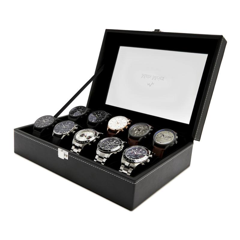 Mats Meier Mont Fort herren Uhrenbox Schwarz MM-Watchbox-1916-zoom-