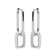 Karma Hoops damen Creolen Silber H232S