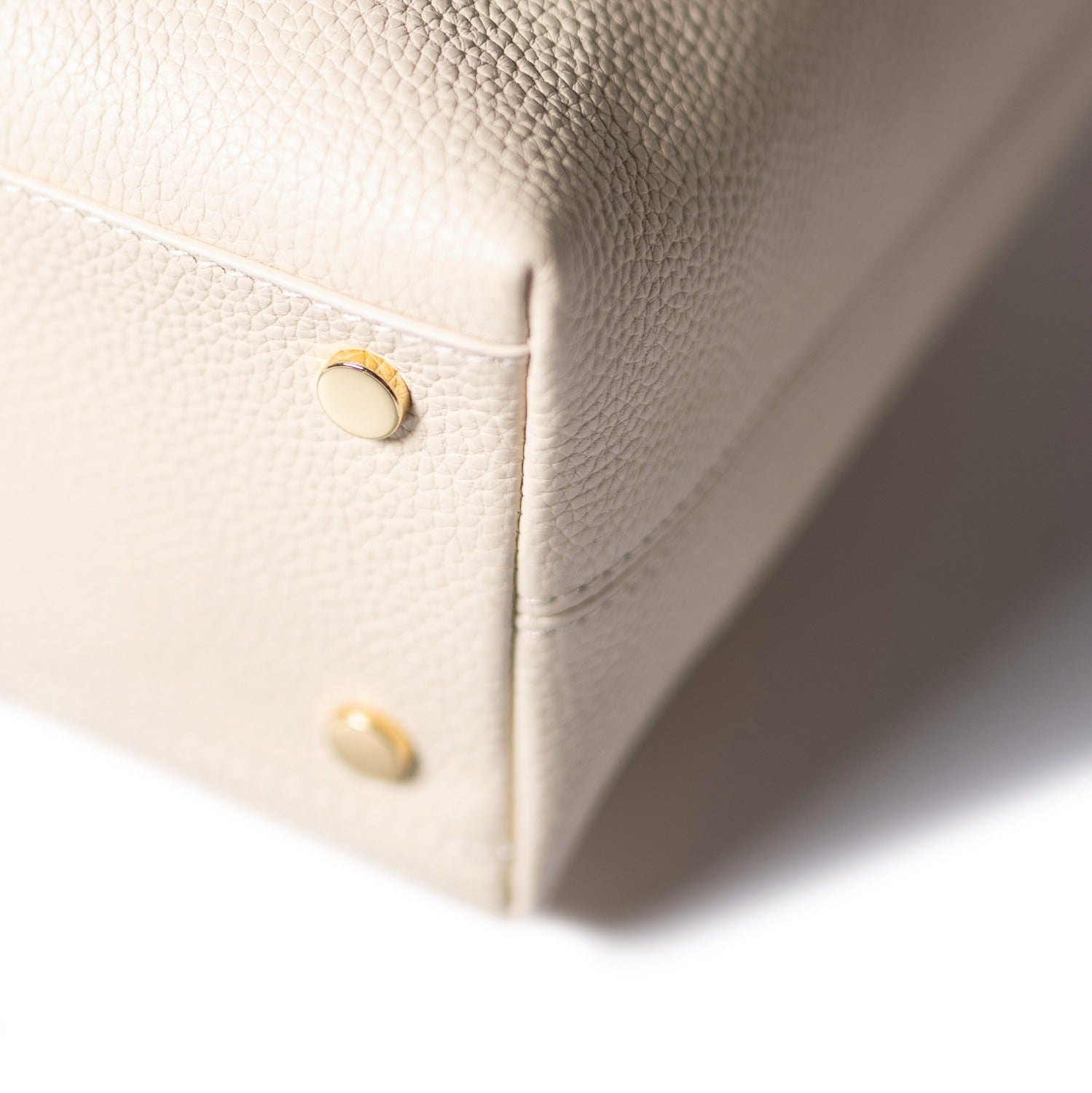 Isabel Bernard Honoré Nata Cream Leather Shopper of Calfskin Leather IB25086-070