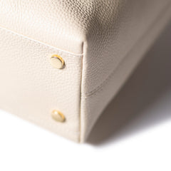 Isabel Bernard Honoré Nata Cream Leather Shopper of Calfskin Leather IB25086-070