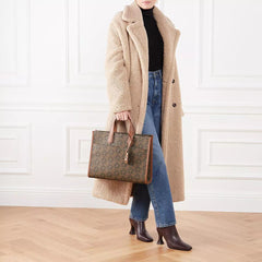 Michael Kors Gigi Brown Shopper 30H3G3GT3B-227