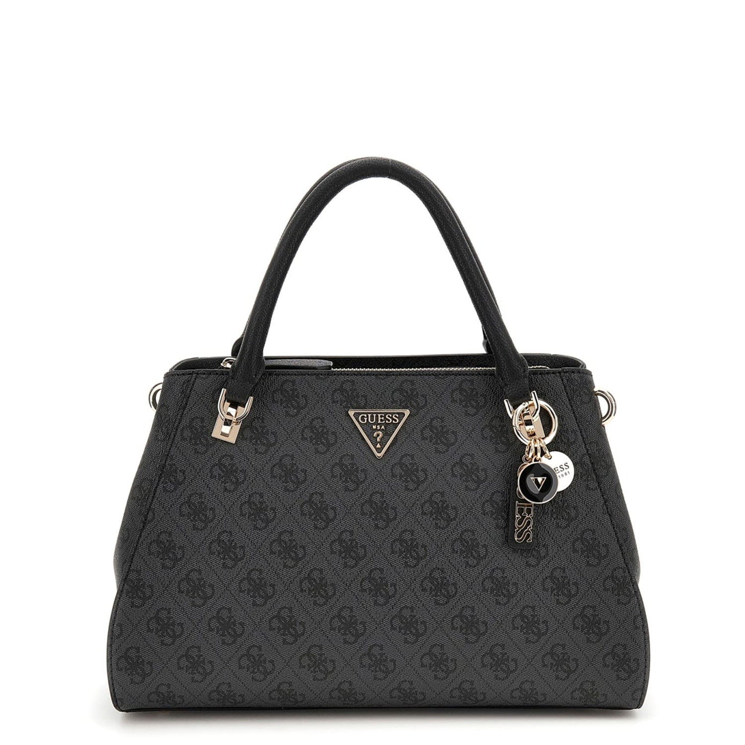 Guess Noelle Coal Logo Luxury Shoulder Bag HWBG96-72070-CLO
