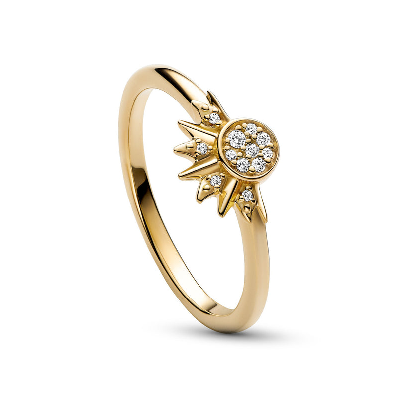 Pandora Moments damen Ring 585 Vergoldung 162674C01-58-zoom-