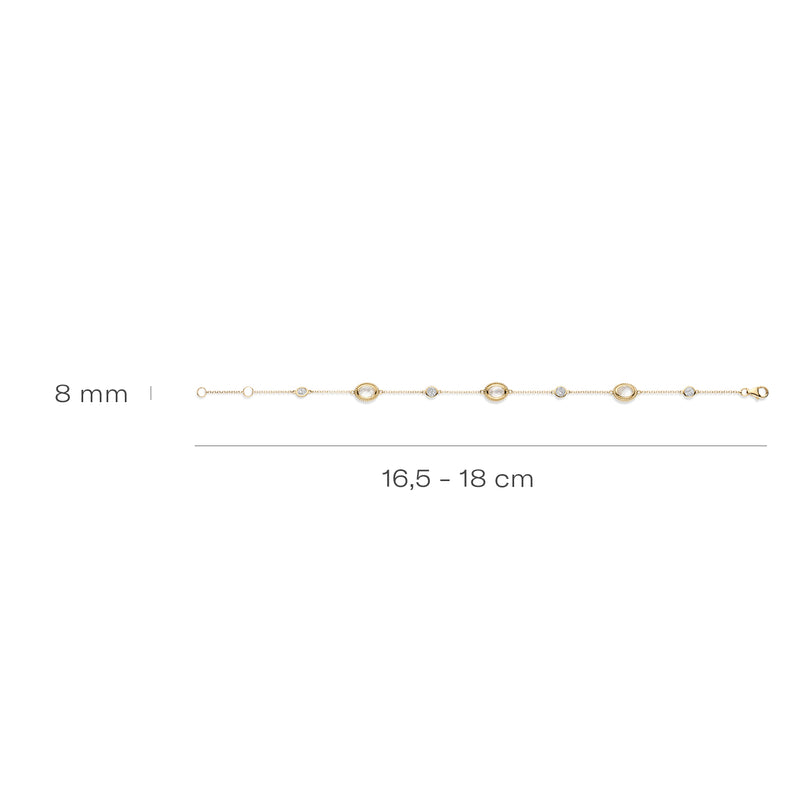 Blush 14 karat gold Bracelet 2252YMQ-zoom-