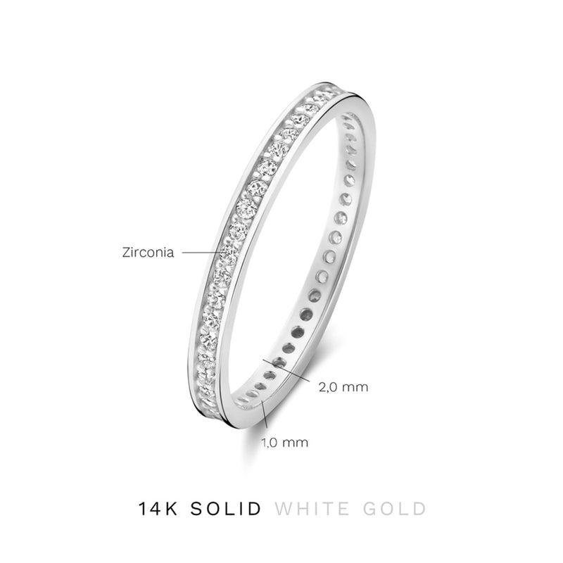 Isabel Bernard Saint Germain Merle 14 Karat | Weißgold Ring IB330052-60-zoom-