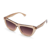 Isabel Bernard La Villette Roselin Transparent Beige Cat Eye Sonnenbrille IB400006-02-14