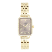 OOZOO Vintage Damenuhr In Gold Und Taupe C20415