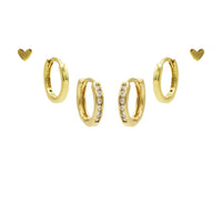 Karma 14 karat gold plated Earparty EPV01GP