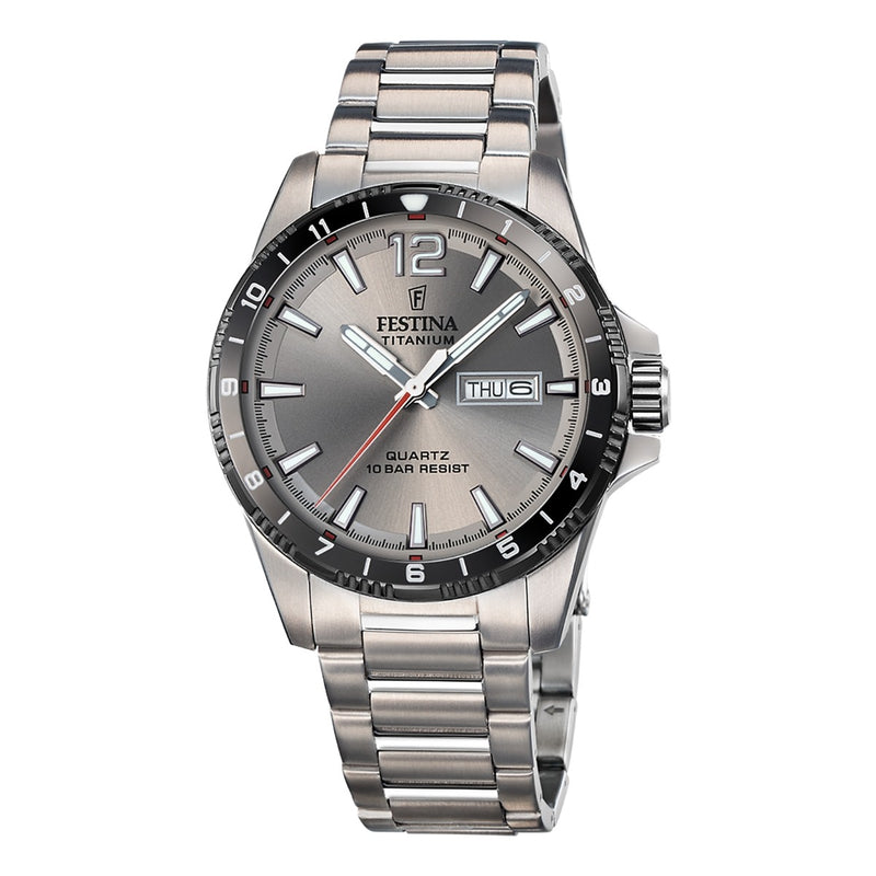 Festina Graue Herrenuhr F20698/1-zoom-
