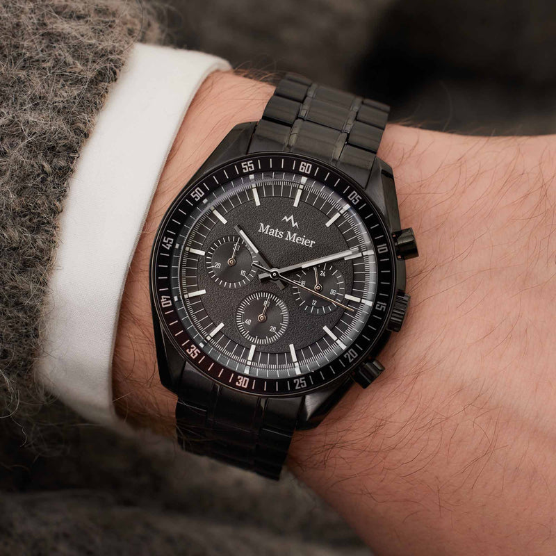 Mats Meier Arosa Racing herren Uhr Schwarz MM50016-zoom-