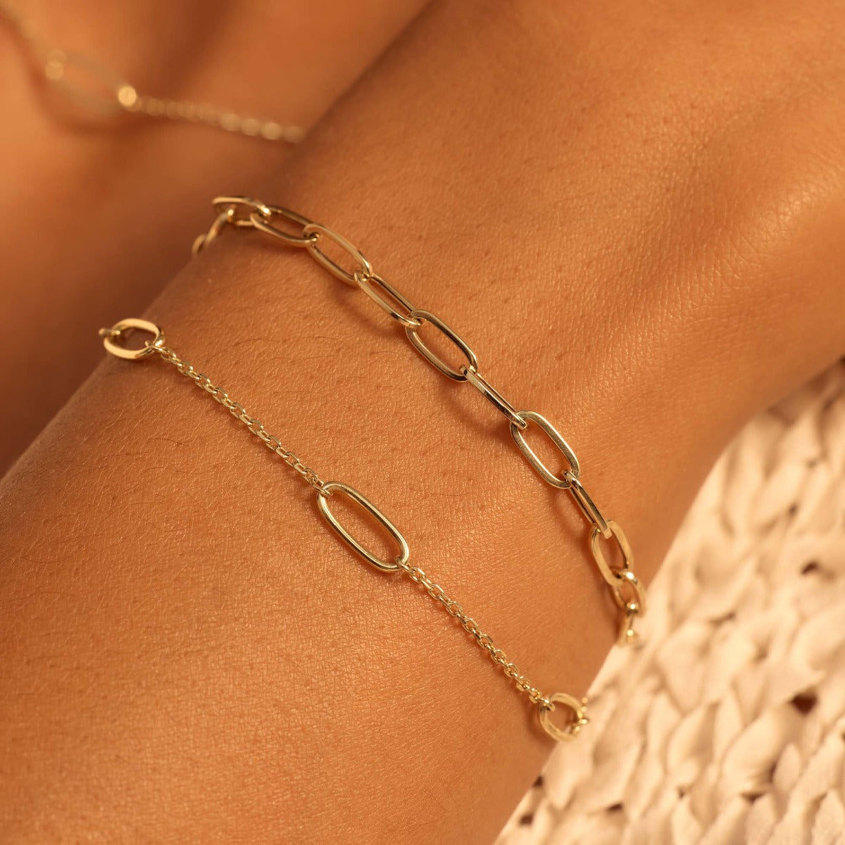 Beloro Jewels Della Spiga Elisa 9 Karat Gold Bracelet BO320040