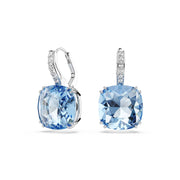 Swarovski Millenia Ohrringe in Silberoptik mit blauem Kristall 5756150