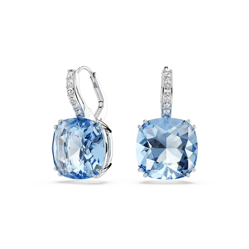 Swarovski Millenia Ohrringe in Silberoptik mit blauem Kristall 5756150-zoom-