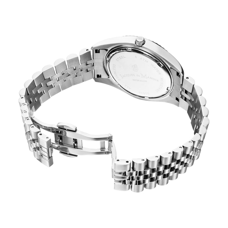 Jacques du Manoir Inspiration Business herren Uhr Silber JWN01701-zoom-
