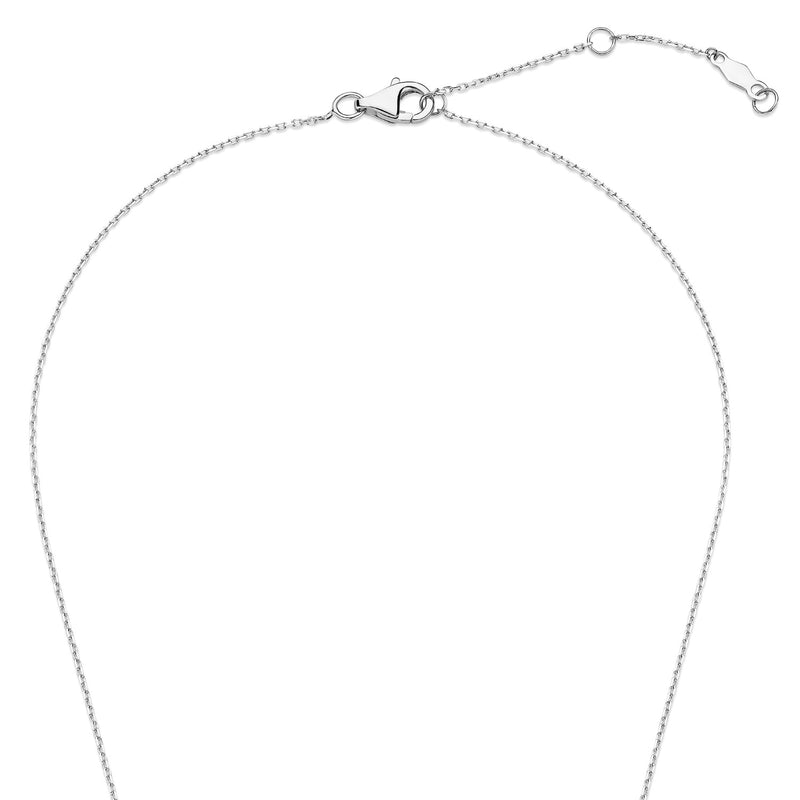 Isabel Bernard De la Paix Hanaé 14 Karat | Weißgold Halskette | Diamant 0.08 Karat | IBD350009-zoom-
