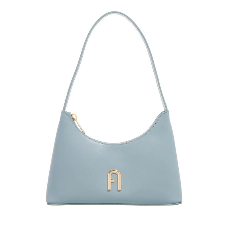 Furla Diamante Grey Leather Shoulder bag 2001-A0630120-zoom-