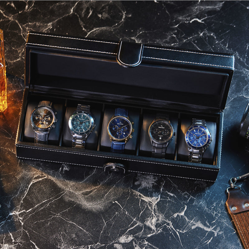 Mats Meier Mont Fort herren Uhrenbox Schwarz MM-Watchbox-1907-zoom-