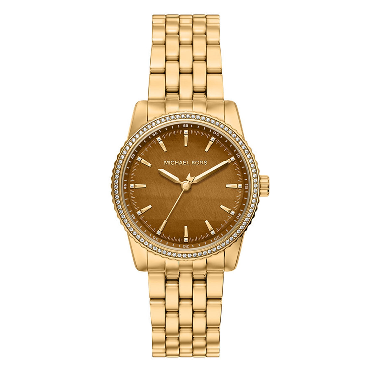 Michael Kors Bryant Round Brown Dial Watch MK7581