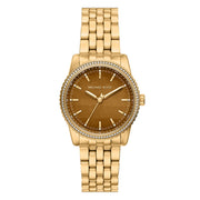 Michael Kors Bryant Round Brown Dial Watch MK7581