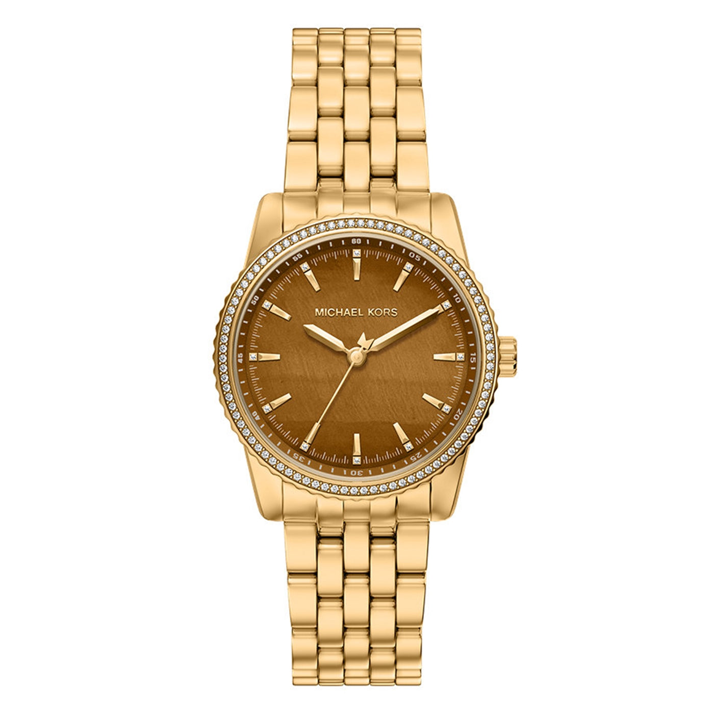 Michael Kors Bryant Round Brown Dial Watch MK7581