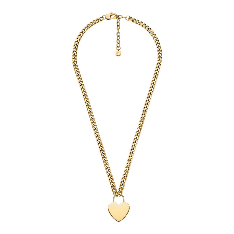 Fossil Sutton Stainless Steel Women's Necklace JF04958710-zoom-