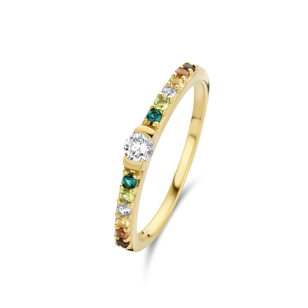 Parte Di Me Santa Maria del Fiore 925 sterling Silver gold plated Ring PDM33024-54