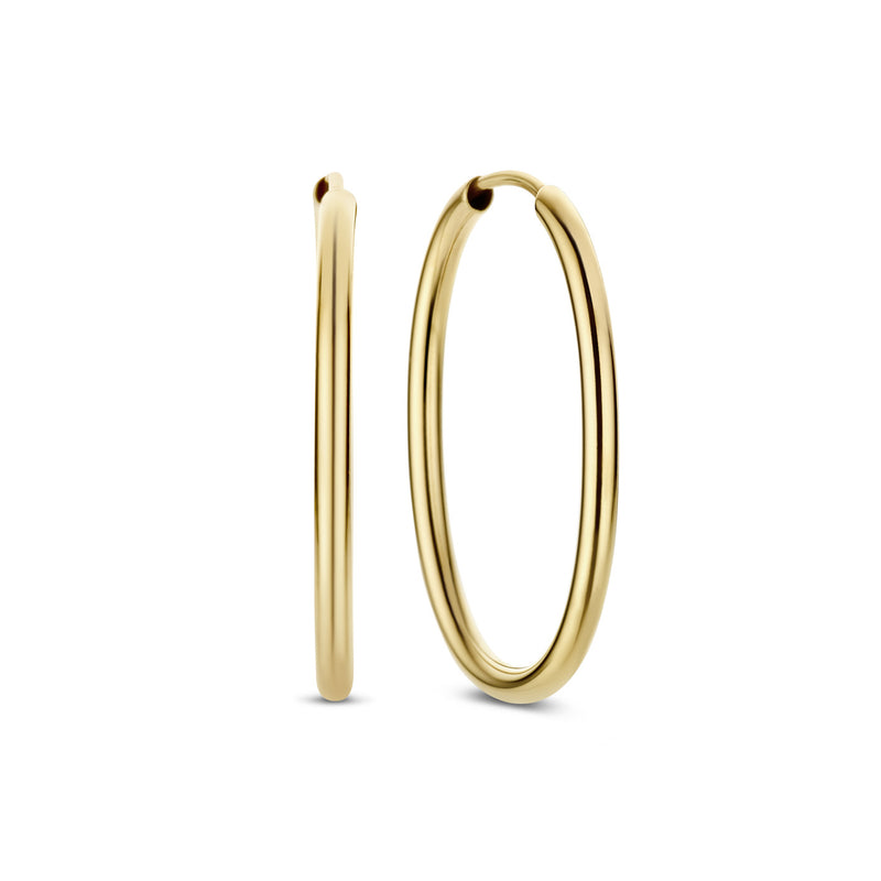 Beloro Jewels La Rinascente damen Creolen 375 Gold BO360054-zoom-