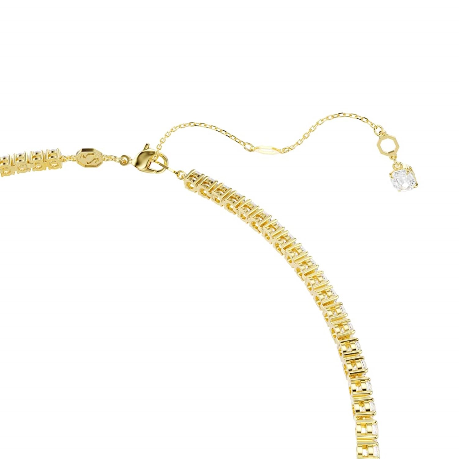 Swarovski Matrix Tennis Gold-Tone Necklace 5750601