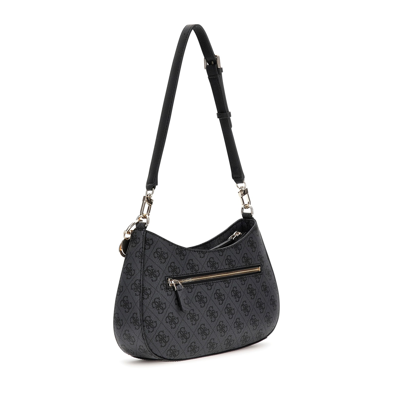 Guess Noelle Coal Logo Top Zip Shoulder Bag HWBG96-72180-CLO
