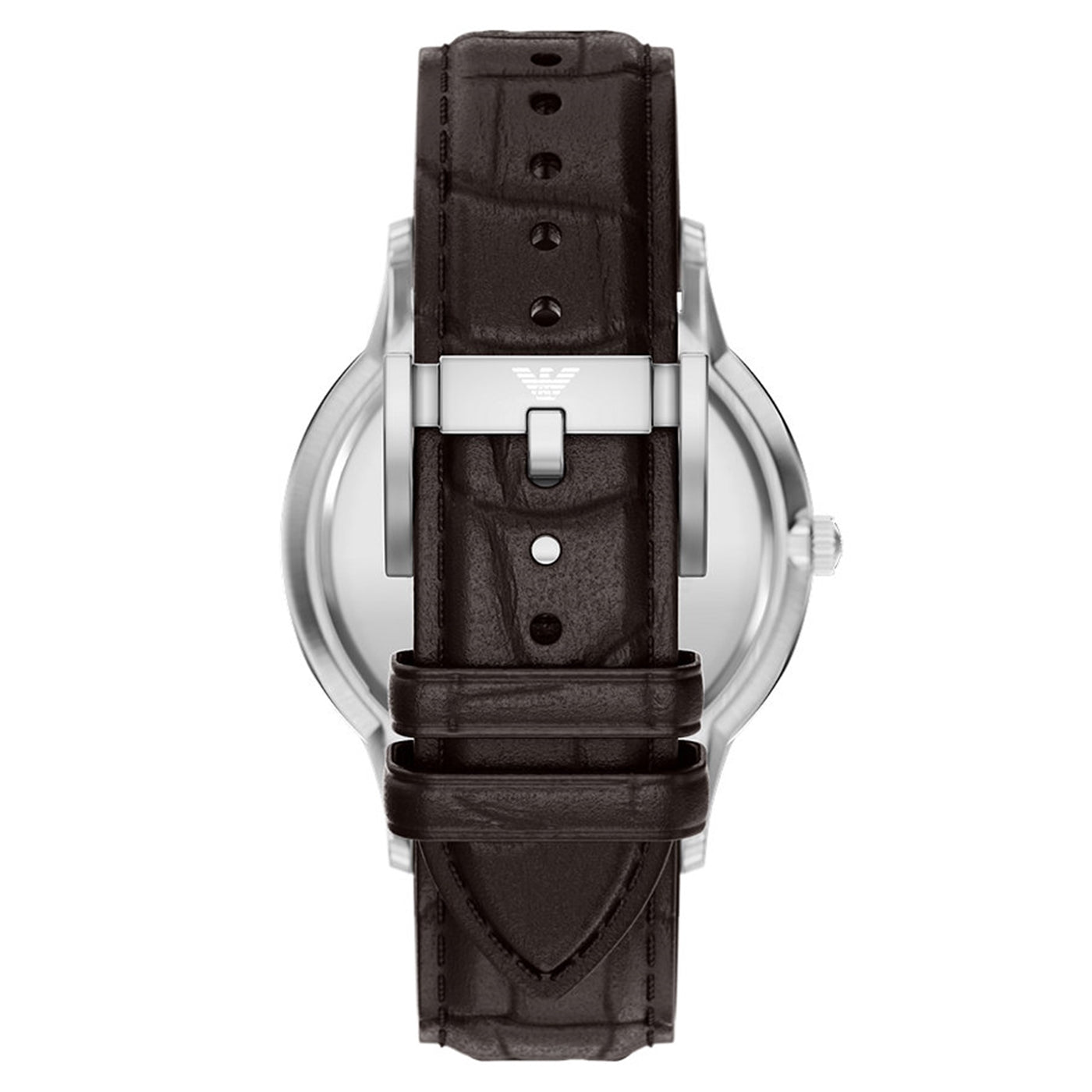 Emporio Armani Round Silver Dial Watch AR11783