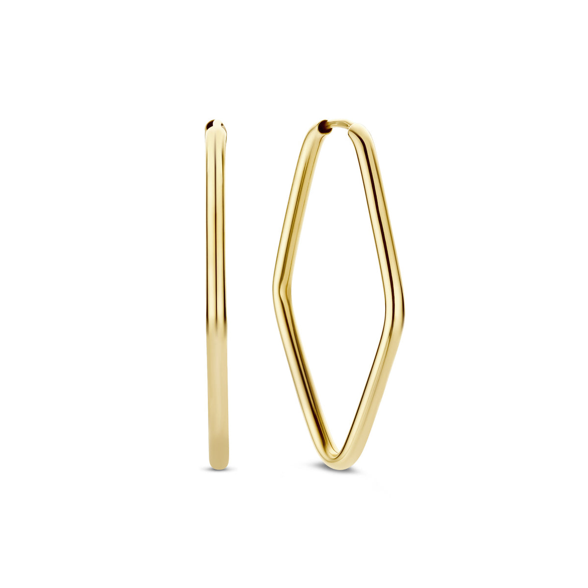 Beloro Jewels La Rinascente Fiorenza 9 carat gold Hoop Earrings BO360055