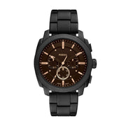 Fossil Machine Schwarze Herrenuhr FS6097