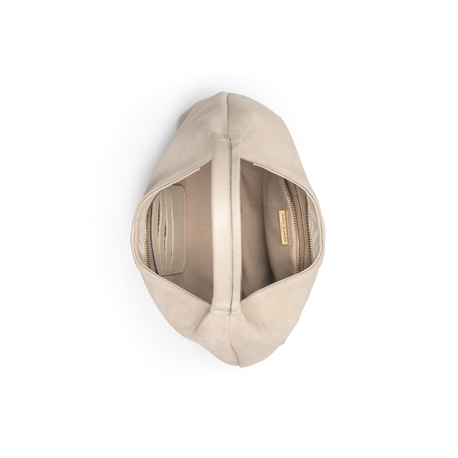 Isabel Bernard Honoré Grace mini cream suede handbag IB21132-170