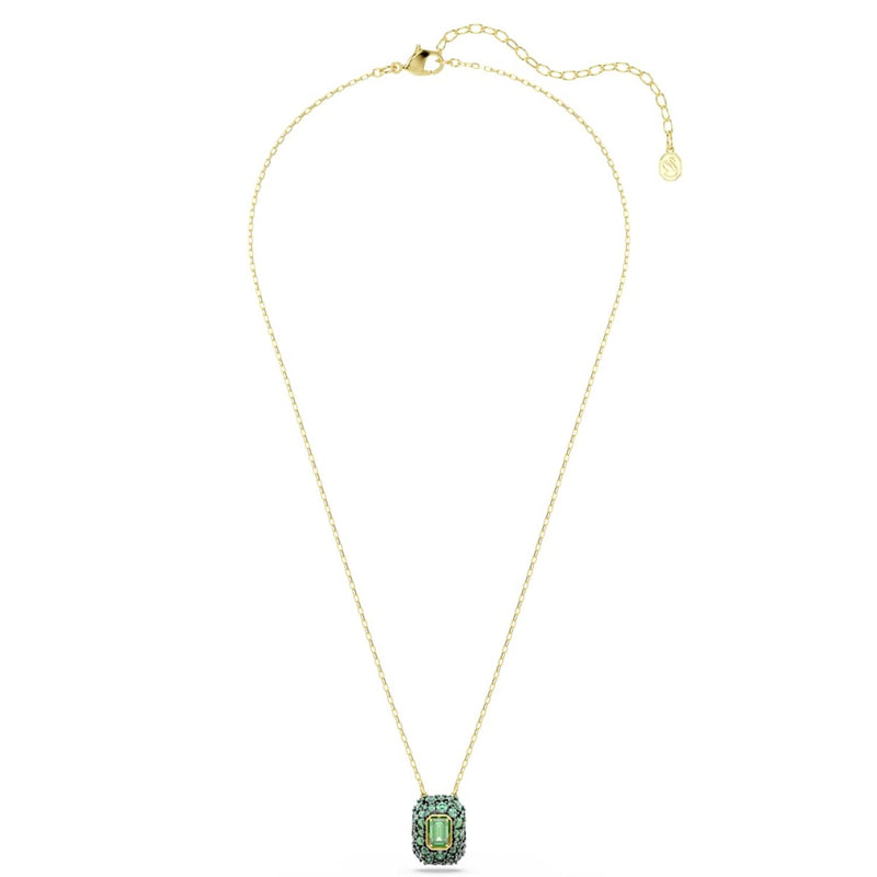 Swarovski Sublima Glam Halskette in Goldoptik mit grünem Anhänger 5752884-zoom-