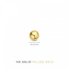 Isabel Bernard Cadeau d´Isabel 14 Carat Golden Earrings Set IB90119