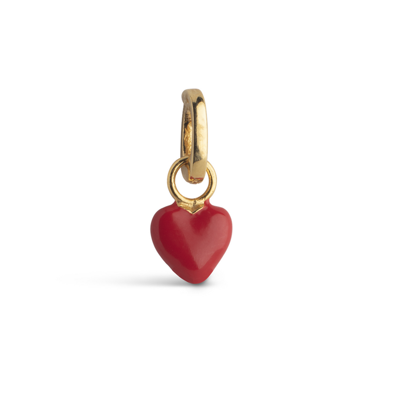 ENAMEL Copenhagen Gold Plated Amore Charm C012G-zoom-