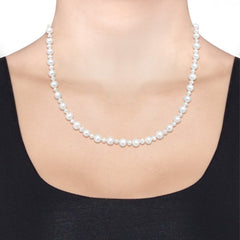 Elli 925 Sterling Silver Pearl Necklace 2004-BF-0007237-001