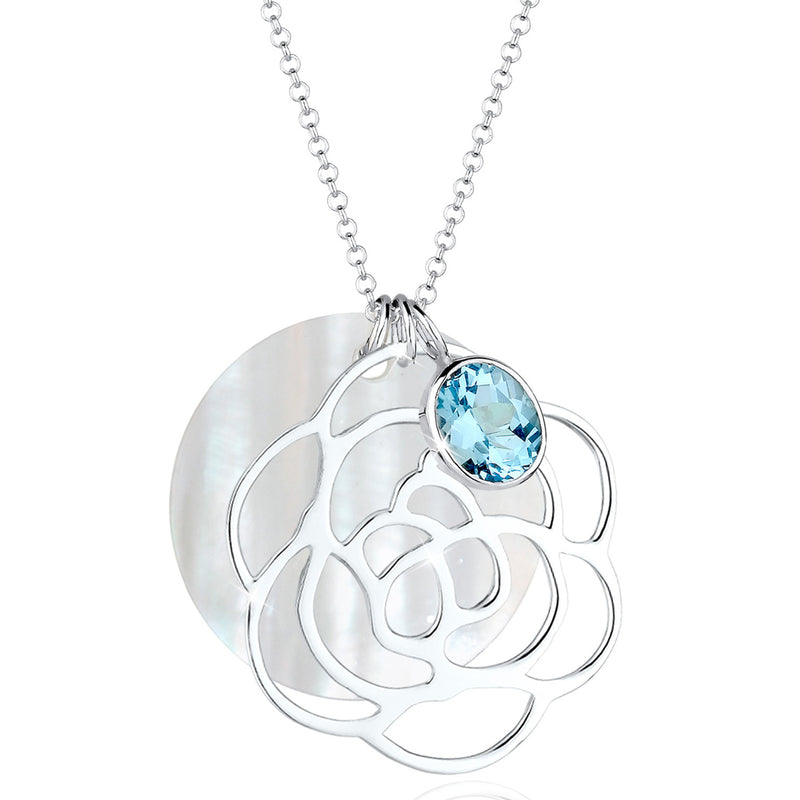 Elli 925 Sterling Silver Pearl Necklace with Pearl 2004-BF-0007994-001-zoom-