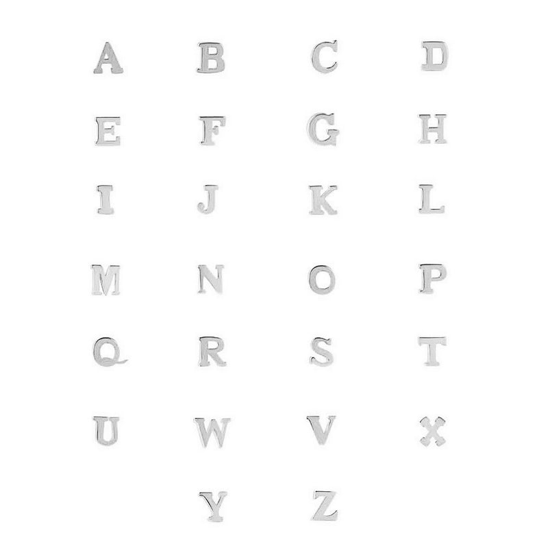 Isabel Bernard Saint Germain Rachel 14 Karat | Weißgold Initiale Armband IB320041-Z-zoom-