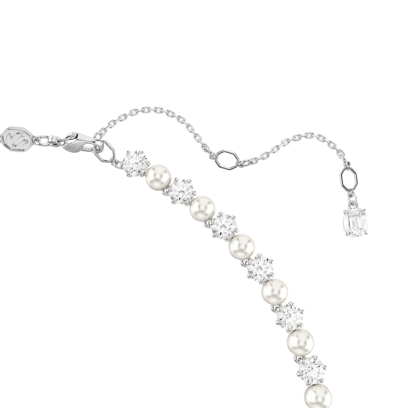 Swarovski Matrix Silver Coloured Necklace 5689623-zoom-
